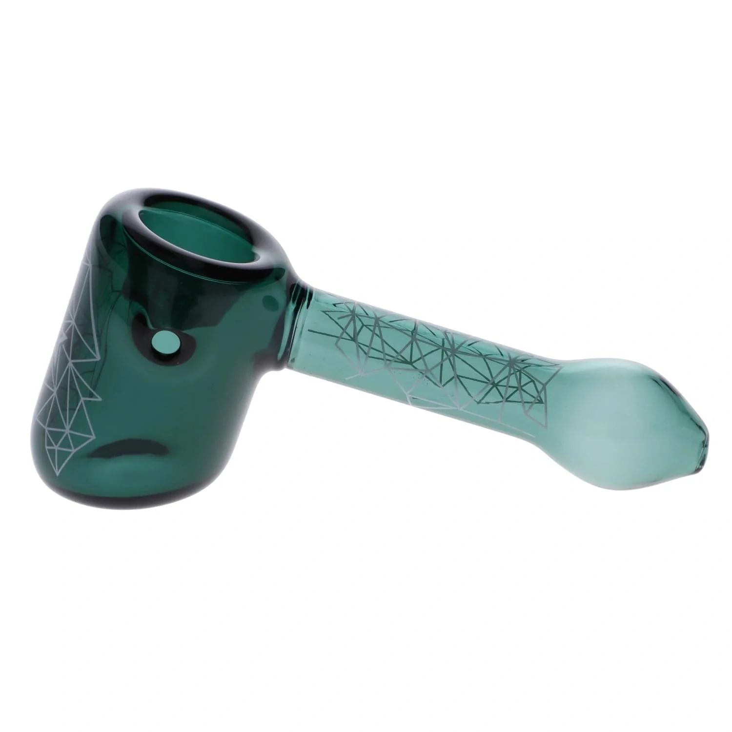 Famous Design Space Hammer Pipe - Teal - 5in.