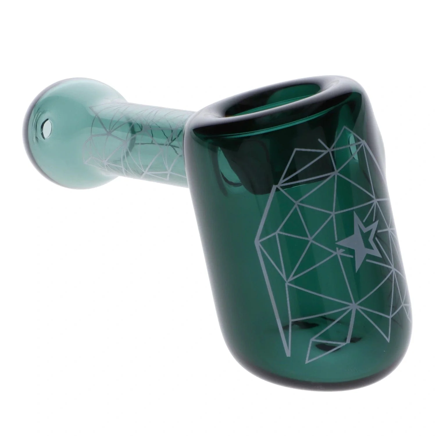 Famous Design Space Hammer Pipe - Teal - 5in. - Image 4