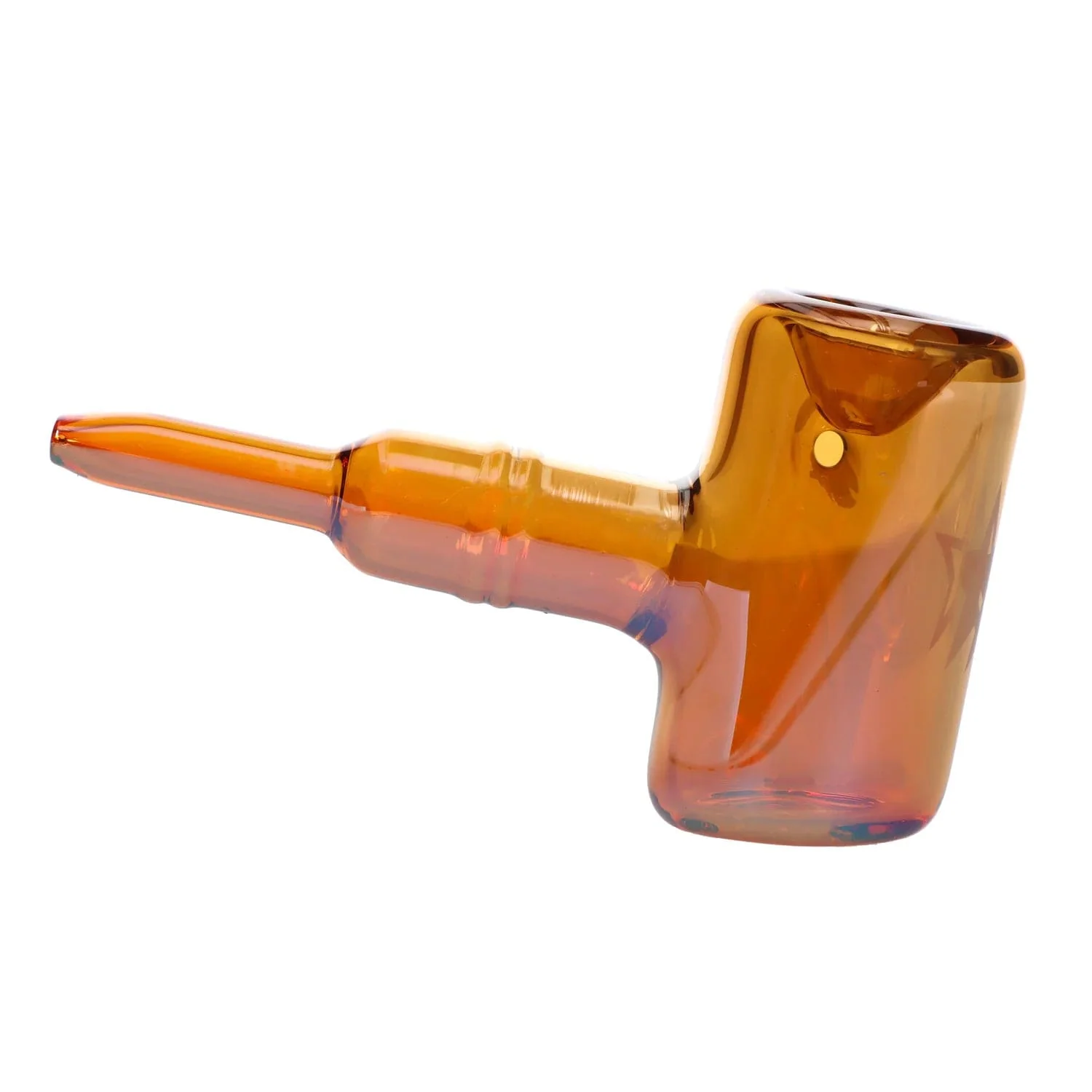 Famous Design Gold Fumed Hammer Pipe - Gold - 5in. - Image 5