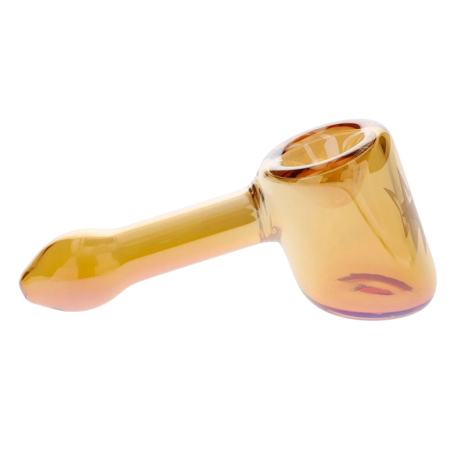 Famous Design - Lava Fumed Hammer Pipe - Orange - 5in. - Image 3