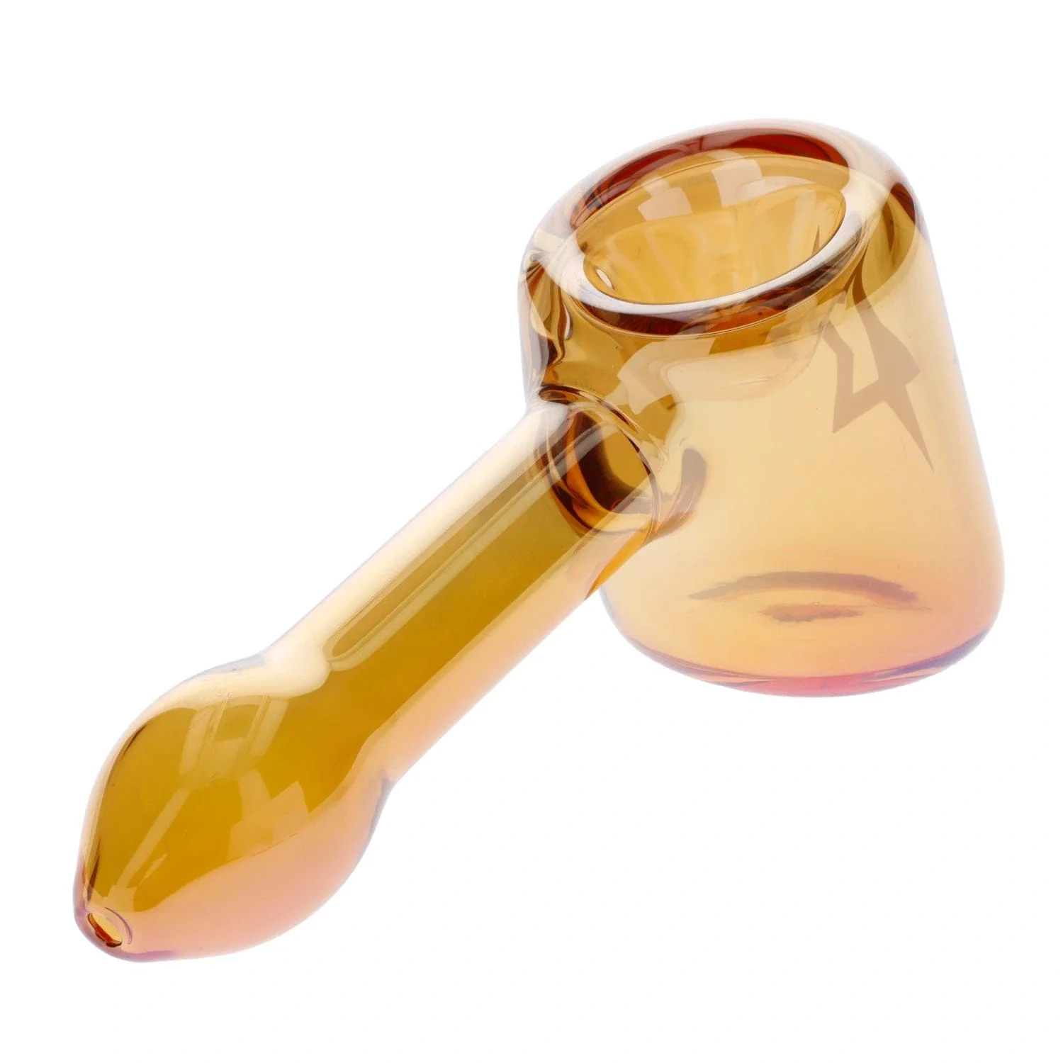 Famous Design - Lava Fumed Hammer Pipe - Orange - 5in. - Image 4