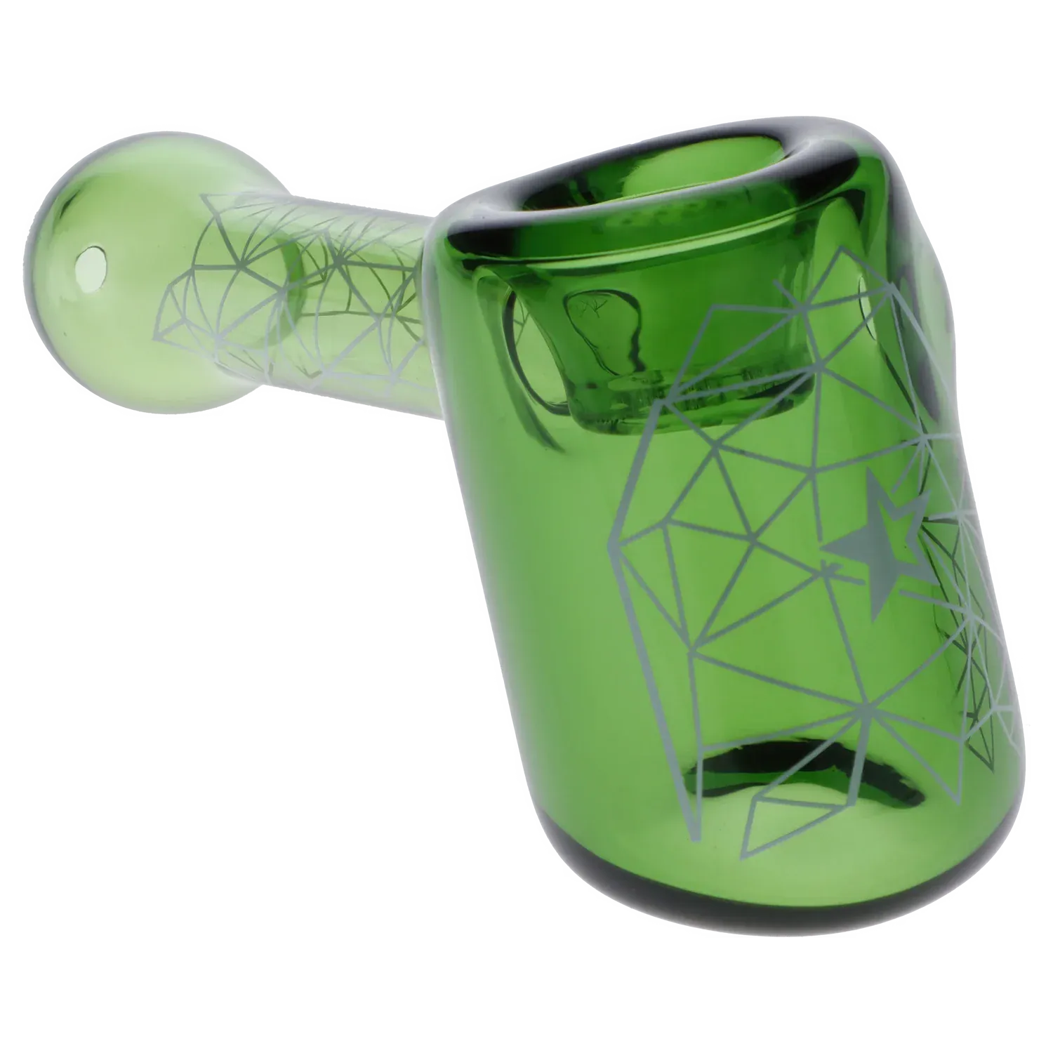 Famous Design Space Hammer Pipe-Green-5 in. - Image 6