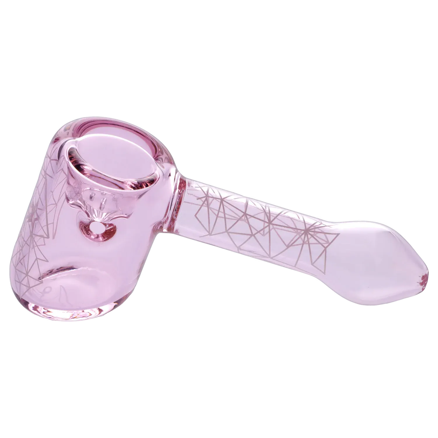 Famous Design Space Hammer Pipe-Pink-5 in.