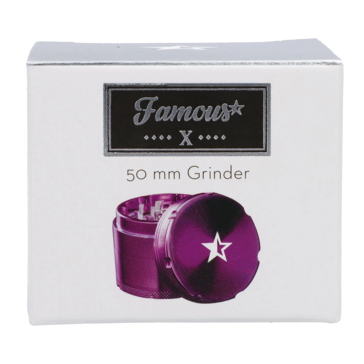 Famous X 4 pc Grinder -Purple - 50mm - Image 5