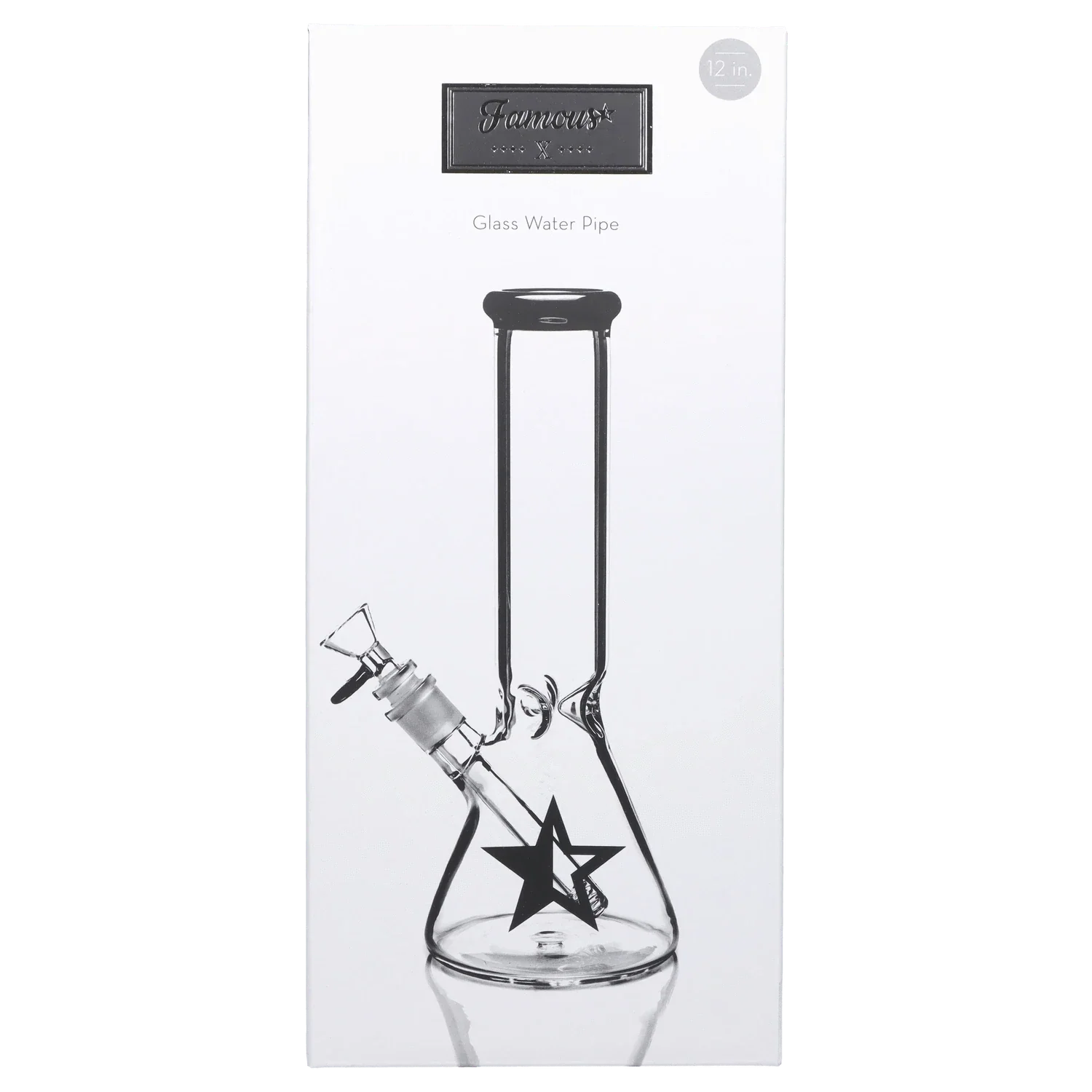 Famous X Beaker Water Pipe - 12in. - Image 9