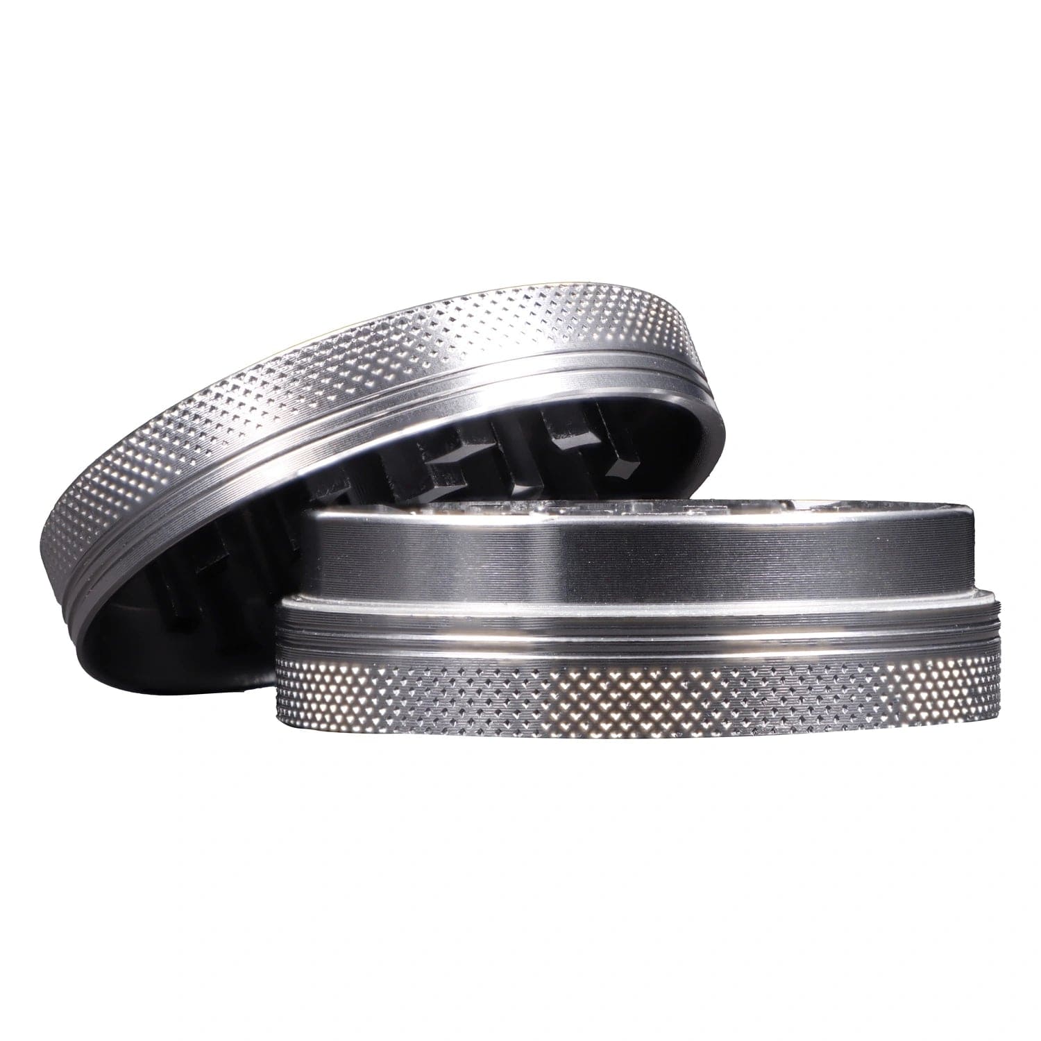 Famous X - Crystal 2 pc Grinder-Silver-55mm - Image 3