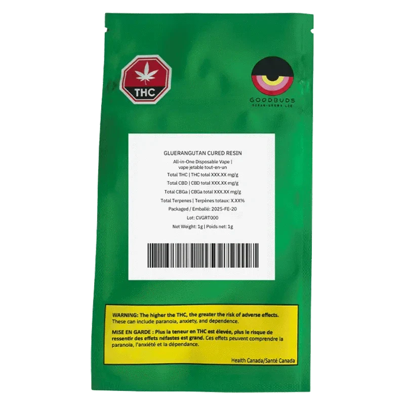 Good Buds Mango Cake Cured Resin Disposable Vape - Image 3