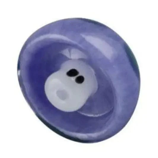 Valiant Spotted Mushroom Glass Carb Cap - Blue