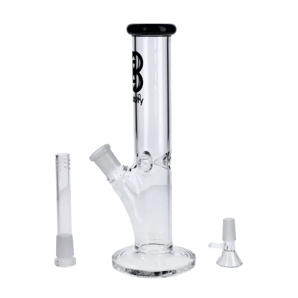 Grasscity Straight Cylinder Ice Bong - 10in. - Image 3