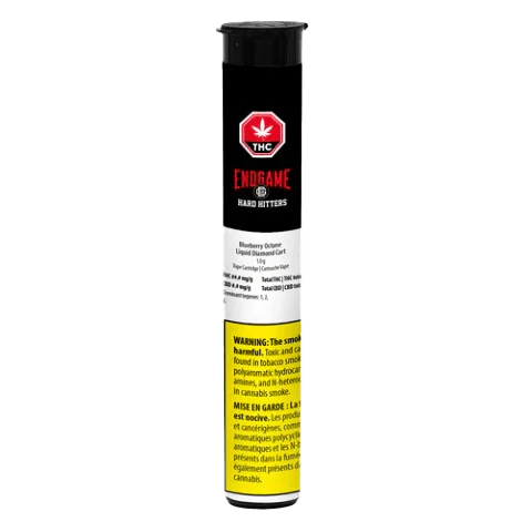 Hard Hitters Blueberry Octane Liquid Diamond Vape Cartridge - Image 3