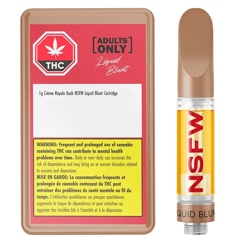 Creme Royale Kush NSFW Blunt Liquid Diamond Vape Cartridge