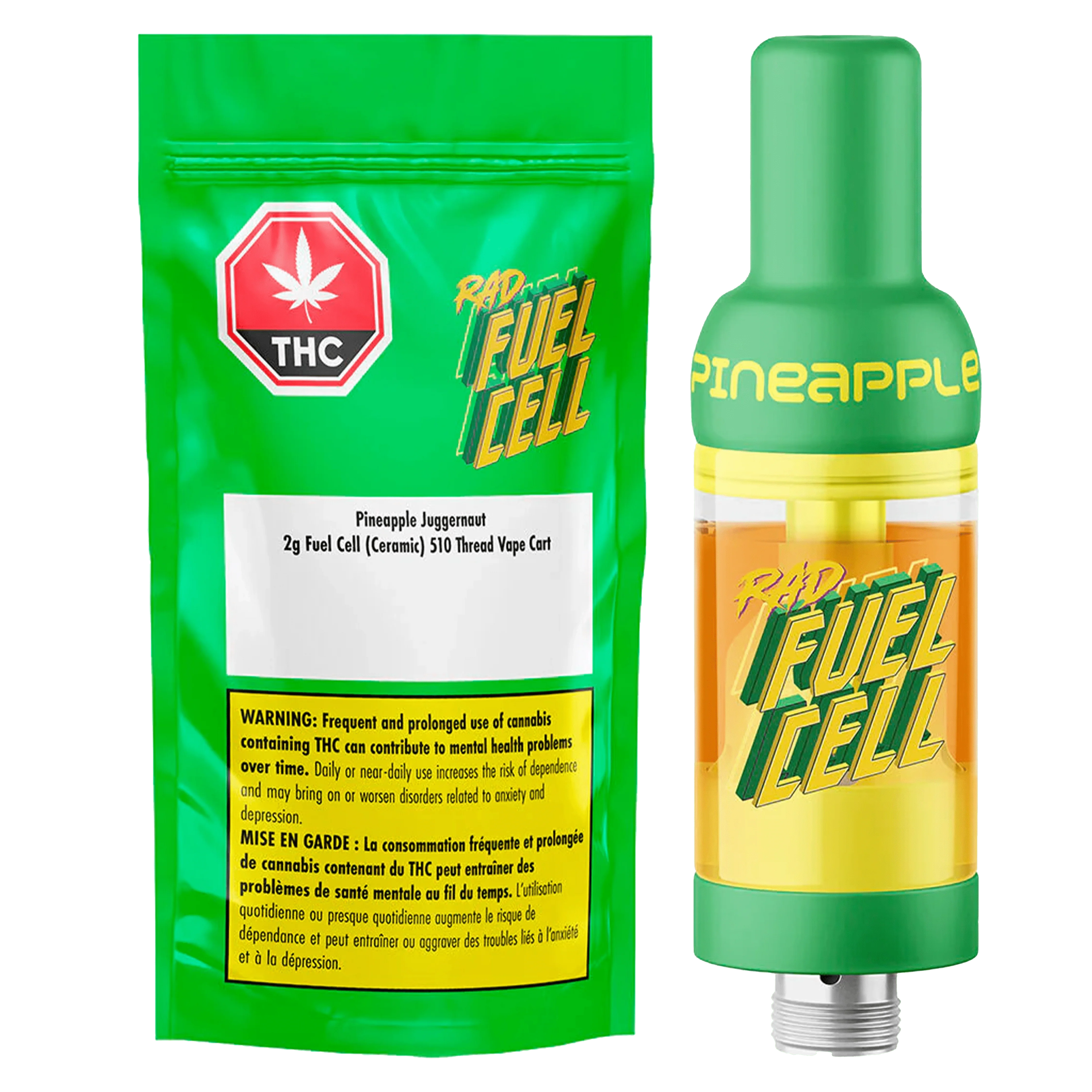 Pineapple Juggernaut Fuel Cell Vape Cartridge
