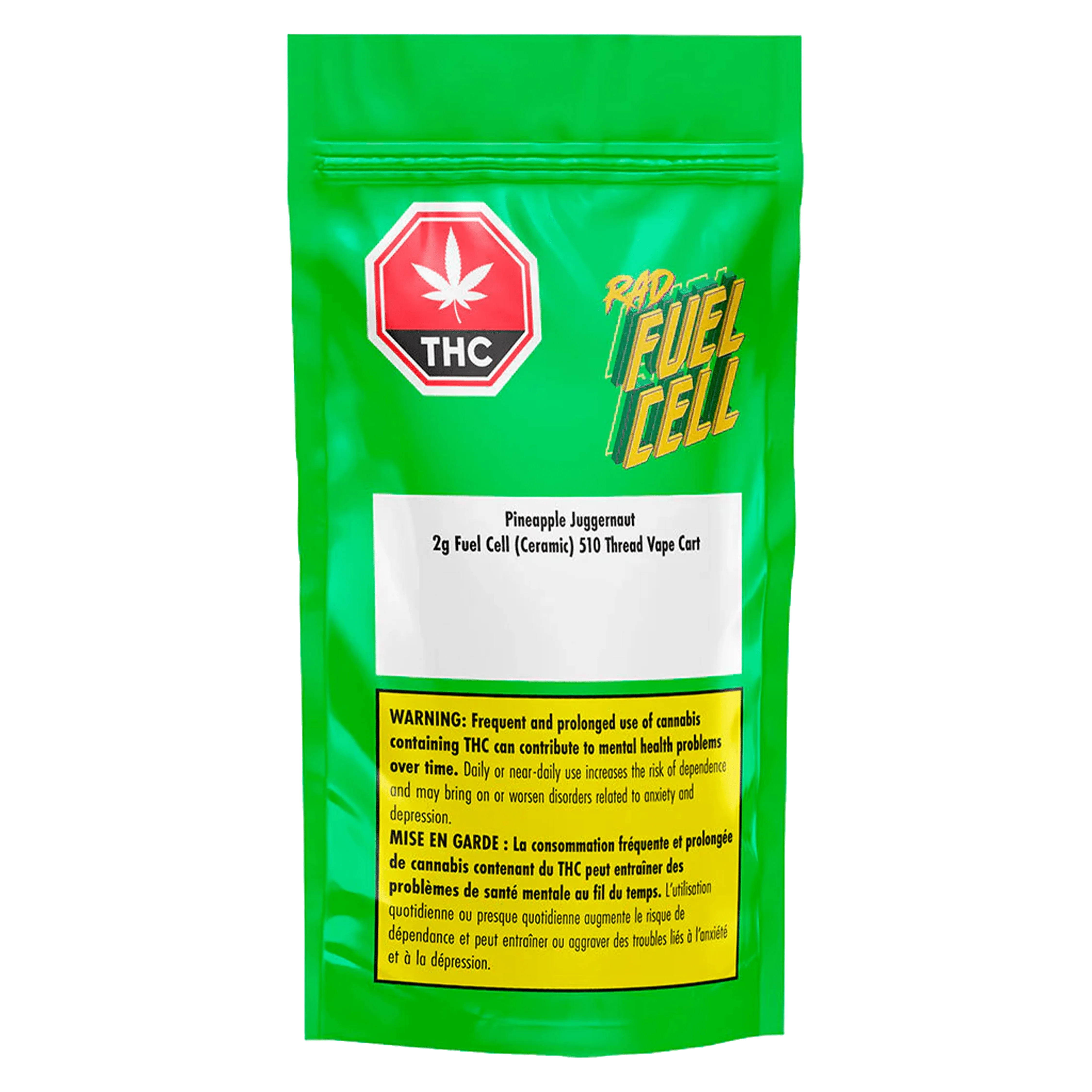 Pineapple Juggernaut Fuel Cell Vape Cartridge - Image 3