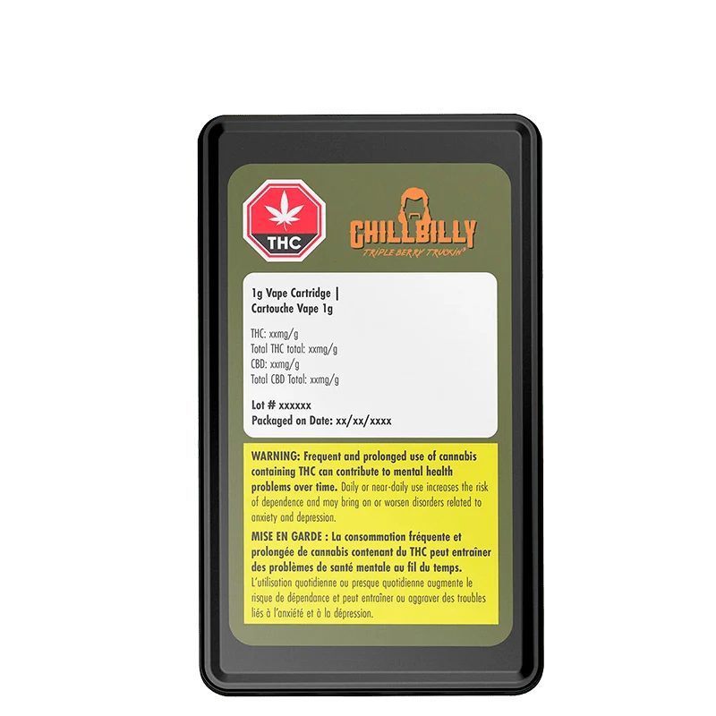 Triple Berry Truckin' Blammo/Outlaw Nectar Vape Cartridge - Image 3