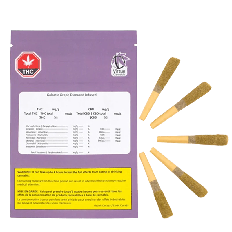 Galactic Grape Diamond Infused PR 5 x 0.5 g