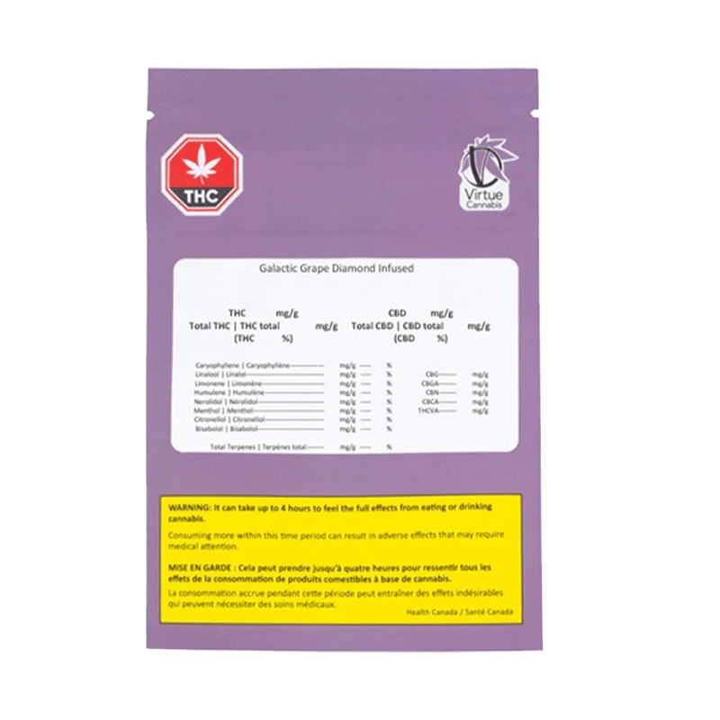 Galactic Grape Diamond Infused PR 5 x 0.5 g - Image 3