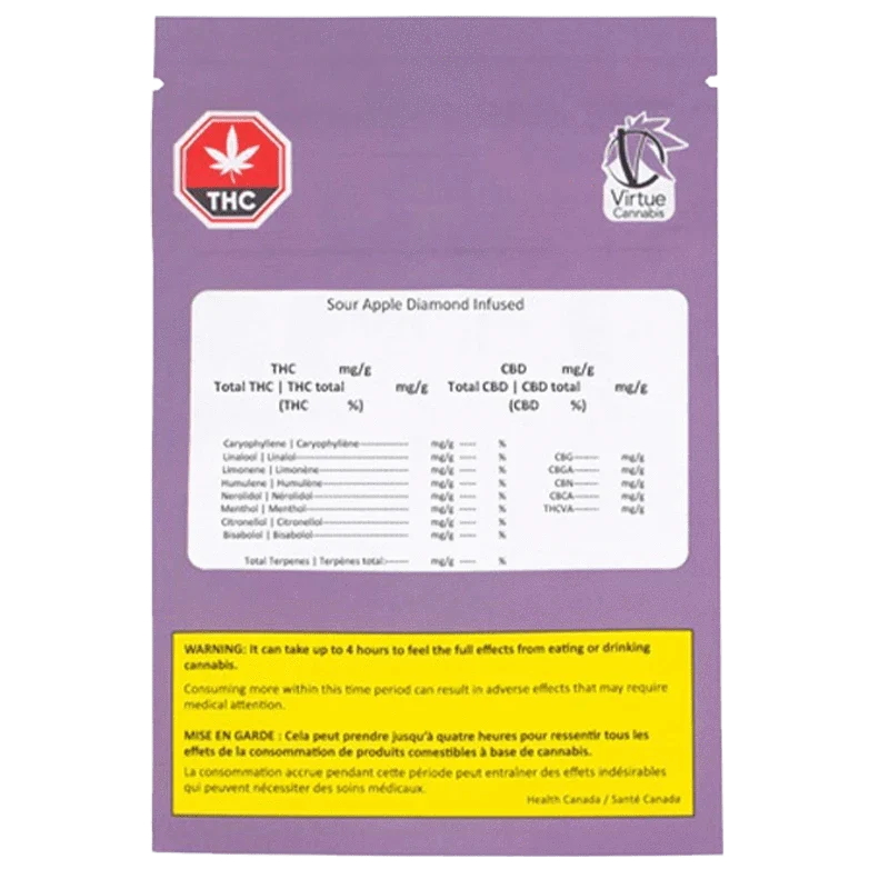 Sour Apple Diamond Infused PR 5 x 0.5 g - Image 3