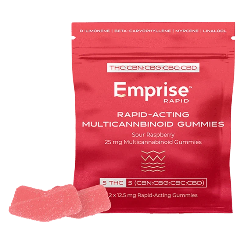 Sour Raspberry MultiCannabinoids Gummies