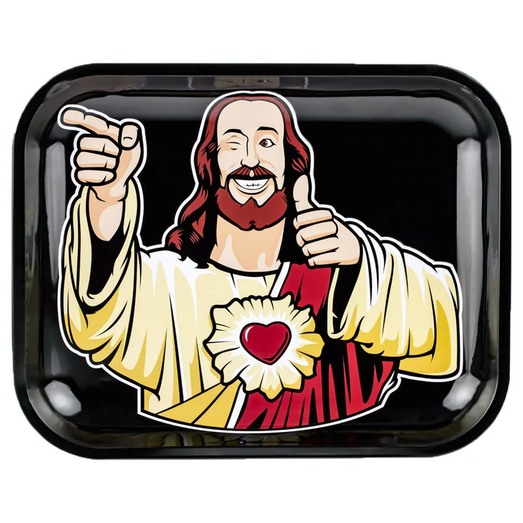 JSB Buddy Christ Rolling Tray - Groß