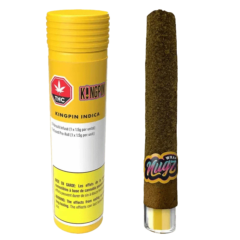 Kingpin Wrap Infused Indica PR 1 x 1 g