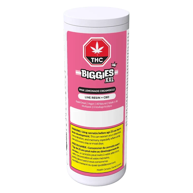 Pink Lemonade Creamsicle Live Resin THC:CBD Gummies - Image 3
