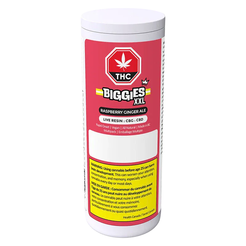 Raspberry Ginger Ale Live Resin Gummies - Image 3