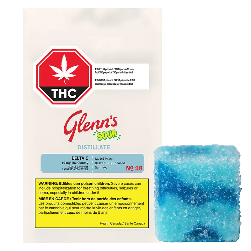 No.18 Distillate Delta 9 Sour Blue Raspberry