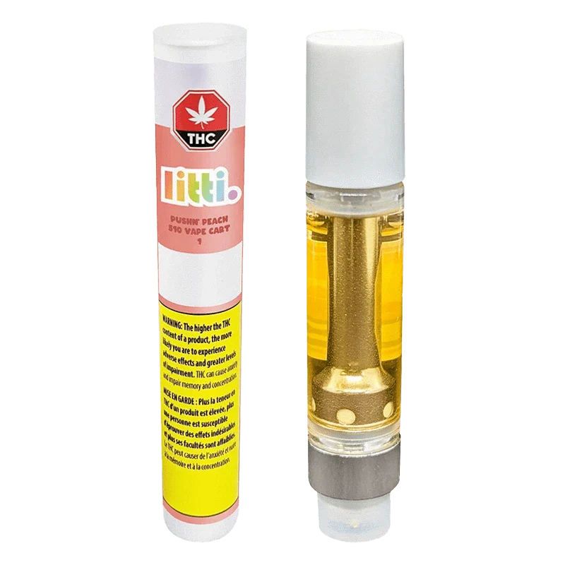 Pushn' Peach Vape Cartridge