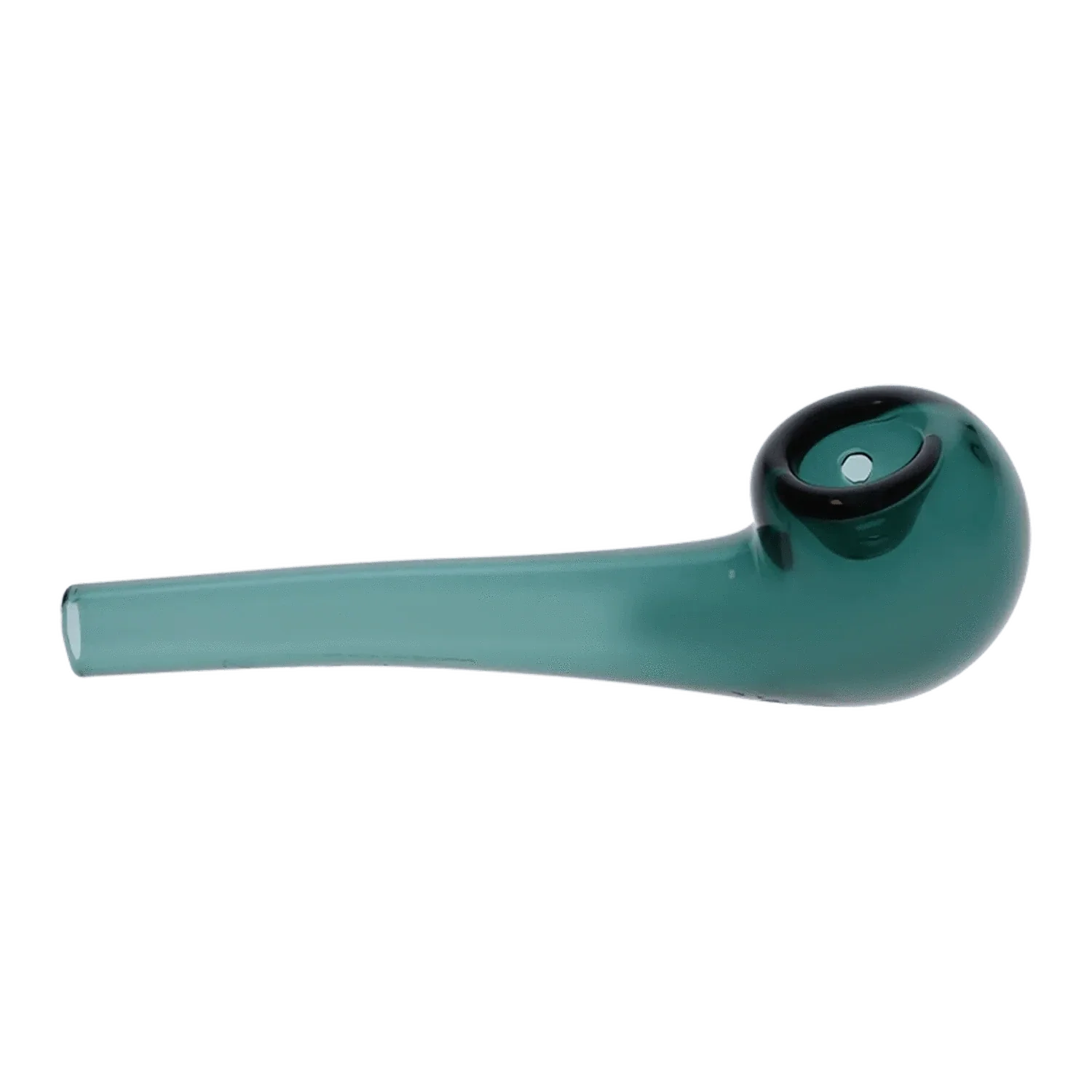 Everyday Essentials Bent Spoon Pipe - Teal - 4in. - Image 4