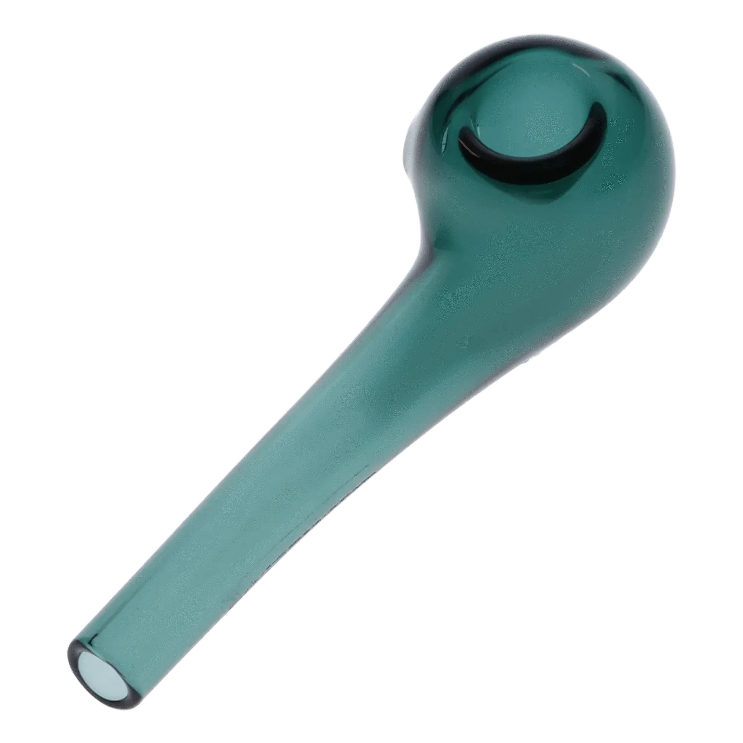 Everyday Essentials Bent Spoon Pipe - Teal - 4in. - Image 5