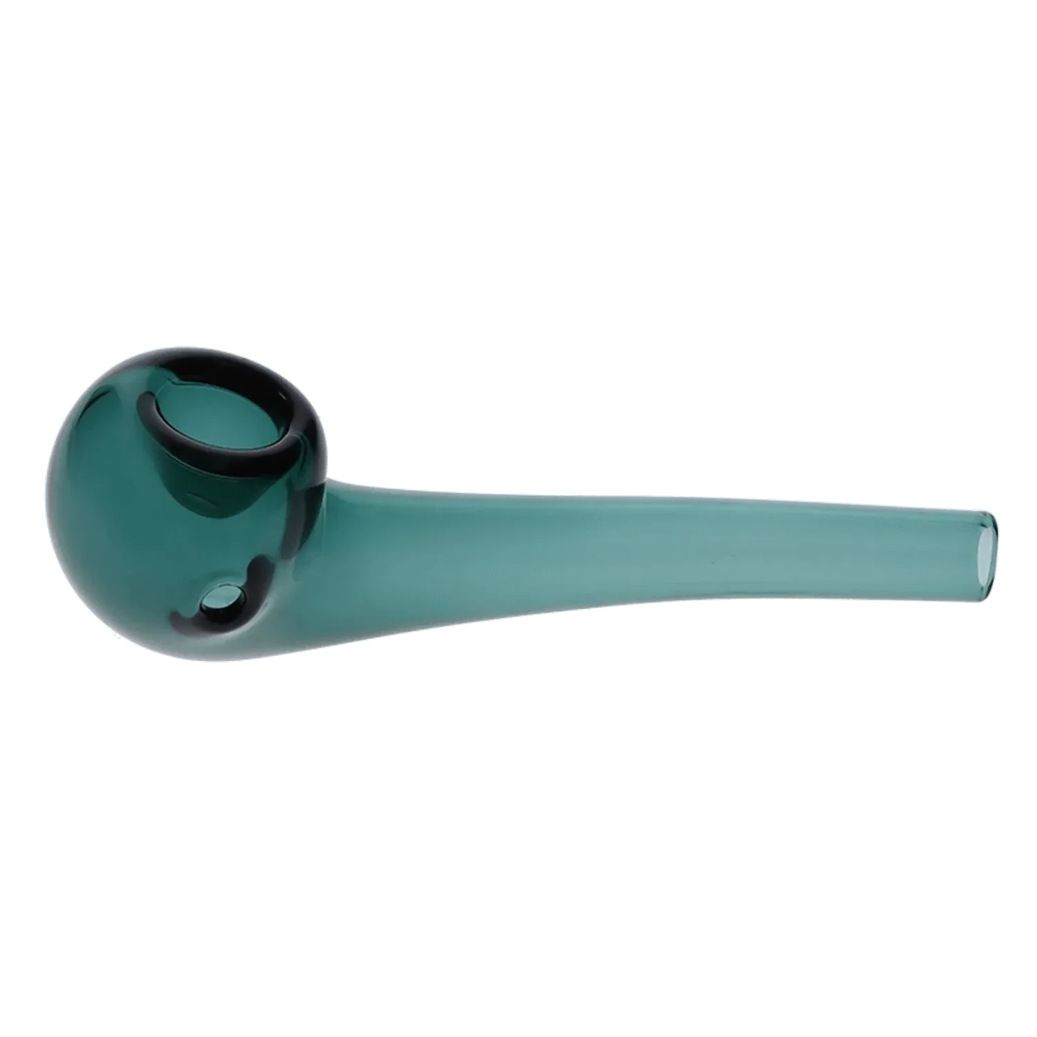 Everyday Essentials Bent Spoon Pipe - Teal - 4in. - Image 8