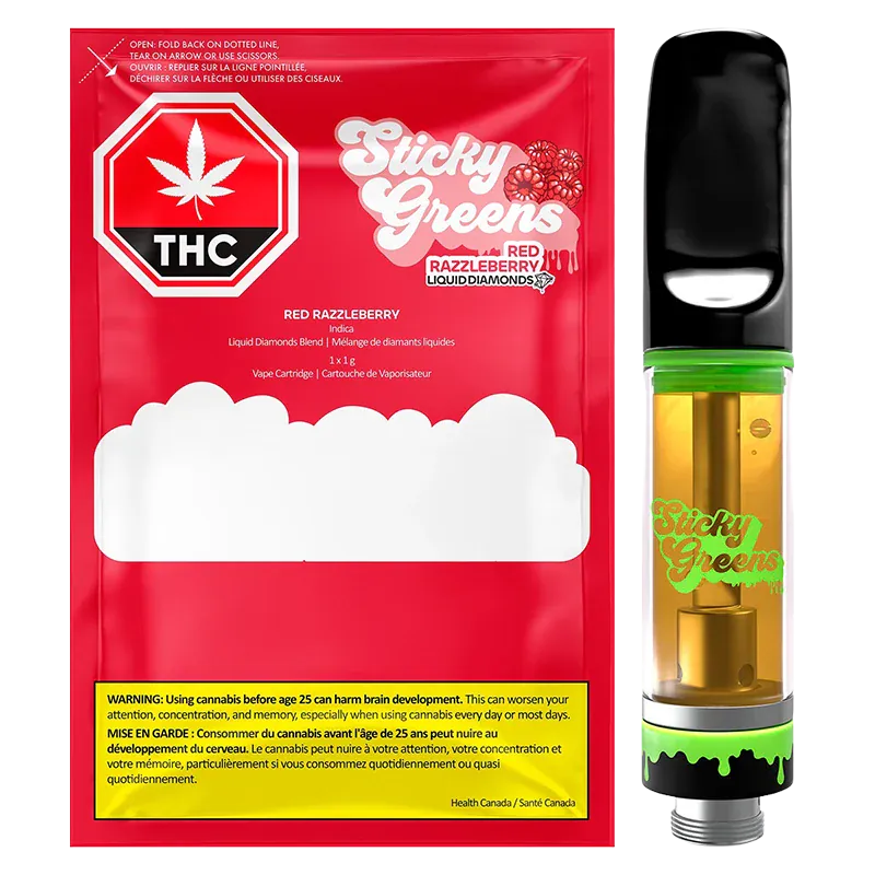 Red Razzleberry - Liquid Diamond Vape Cartridge