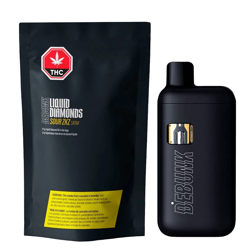 Sour ZKZ Liquid Diamond AIO Disposable Vape