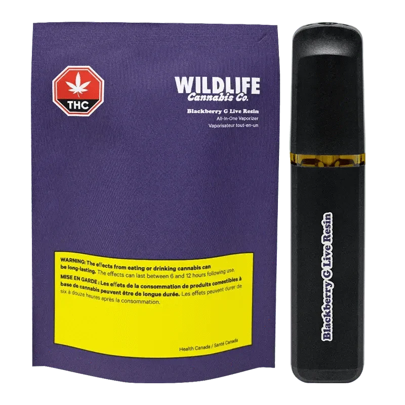 Live Resin Blackberry Gelato Disposable Vape