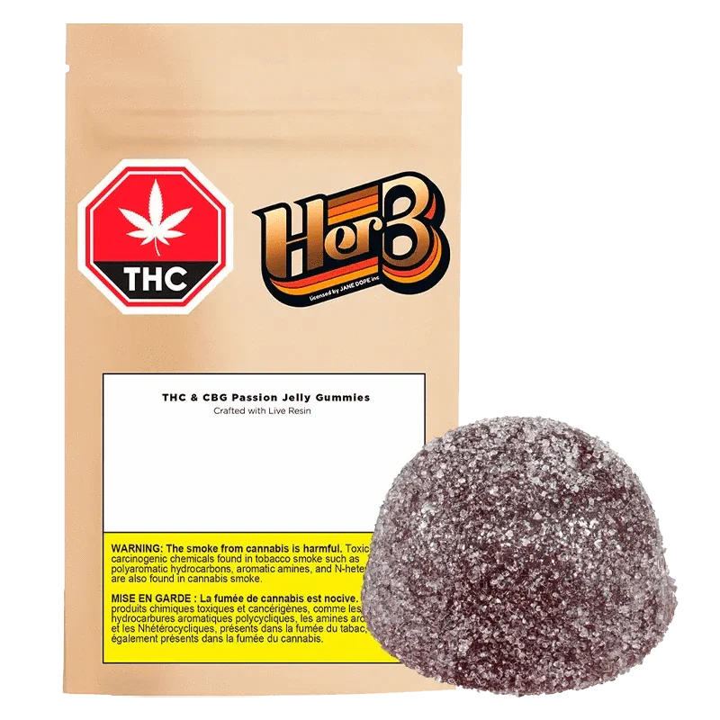 CBG Passion Jelly Gummies