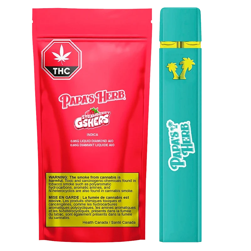 Strawberry Gshers Saucy Diamond Disposable Vape