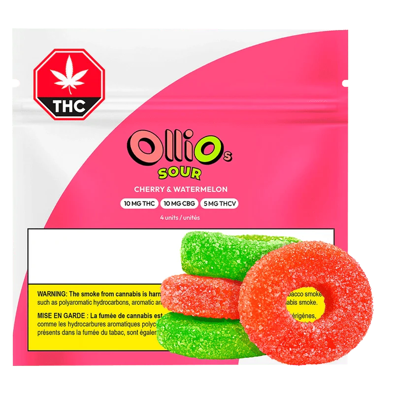 Sour Cherry & Watermelon THC/CBG/THCV Gummies