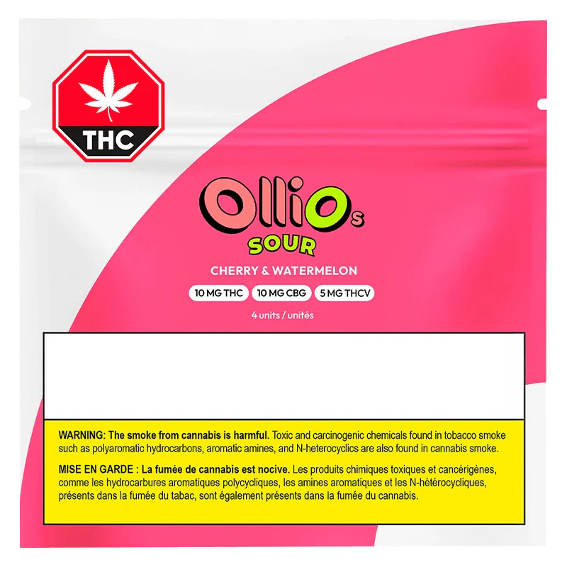 Sour Cherry & Watermelon THC/CBG/THCV Gummies - Image 3