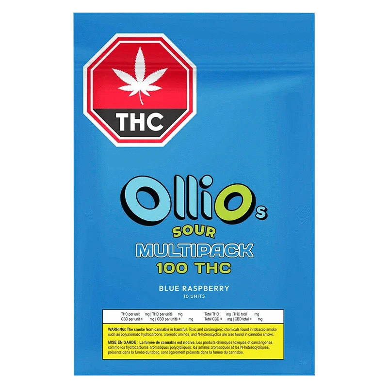 THC Multipack Blue Raspberry Gummies - Image 3
