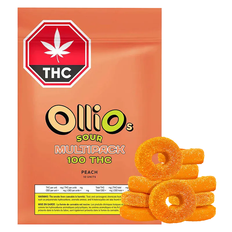 THC Multipack Sour Peach Gummies