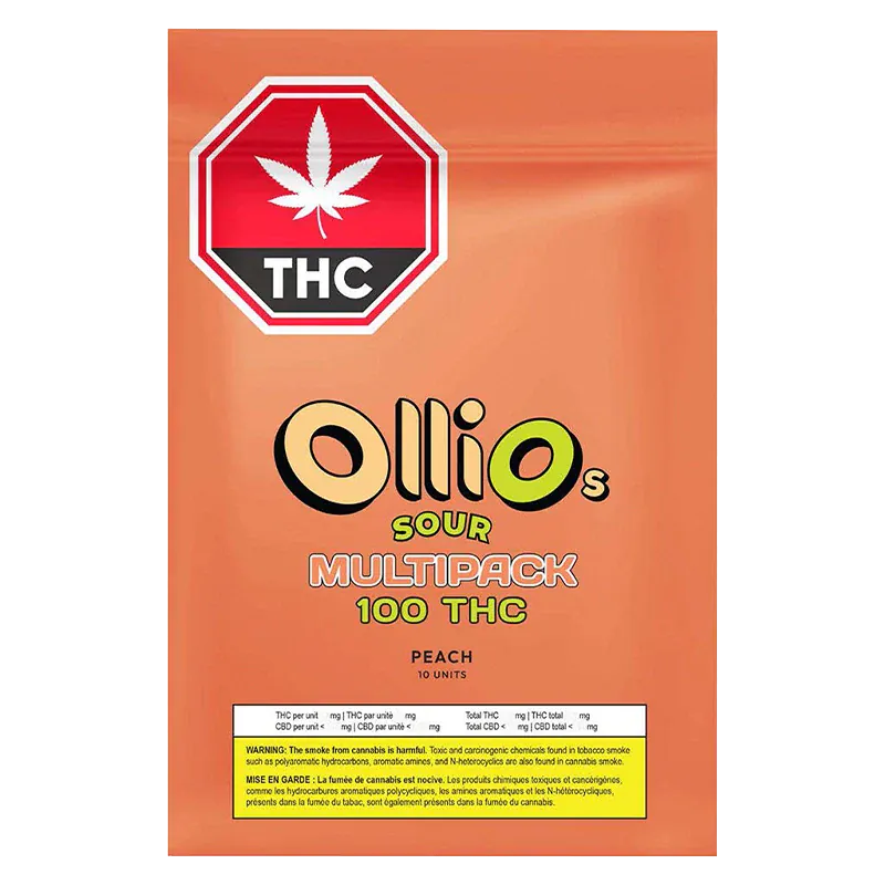 THC Multipack Sour Peach Gummies - Image 3
