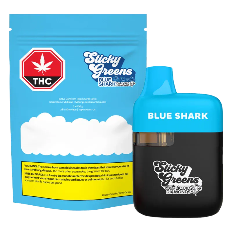 Blue Shark Liquid Diamond Disposable Vape