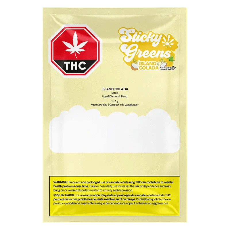 Island Colada Liquid Diamond Vape Cartridge - Image 3