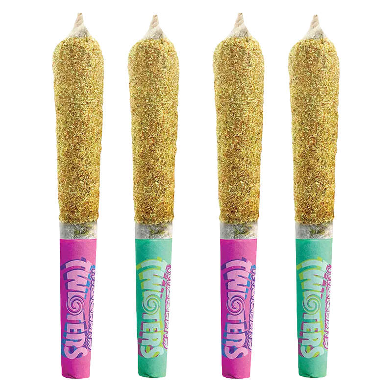 Lime FRizz + Passion Plunge Kief Coated Infused PR 4 x 0.5 g - Image 2