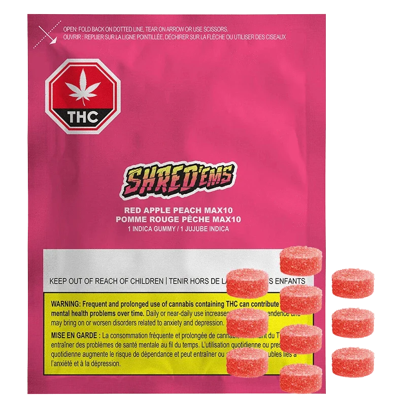 Red Apple Peach Gummies