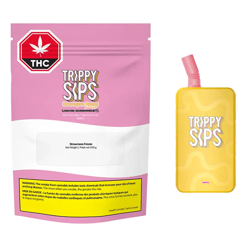Strawnana Freeze Liquid Diamond Disposable Vape