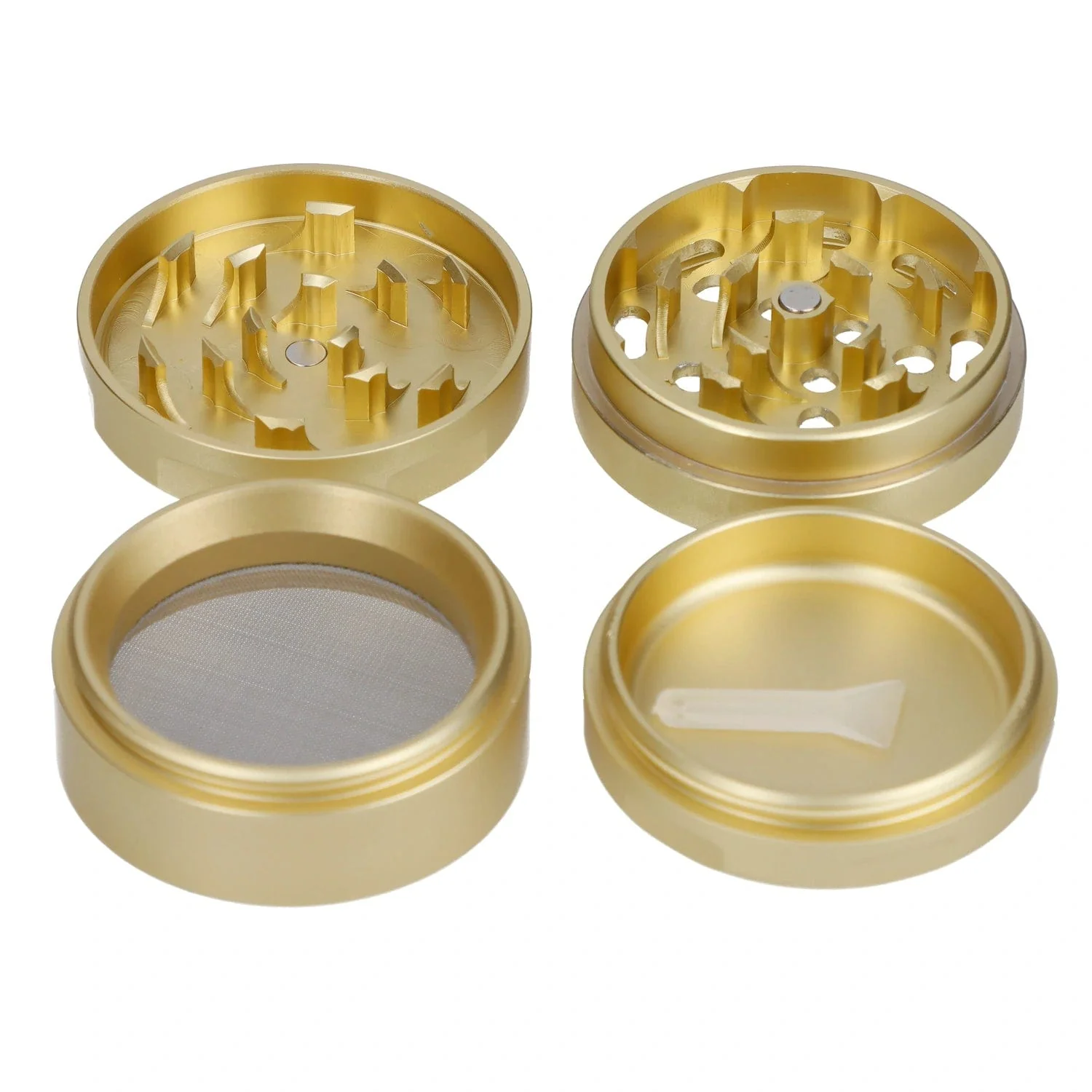 Papa's Herb-3 Stage Grinder-Gold-55mm - Image 3
