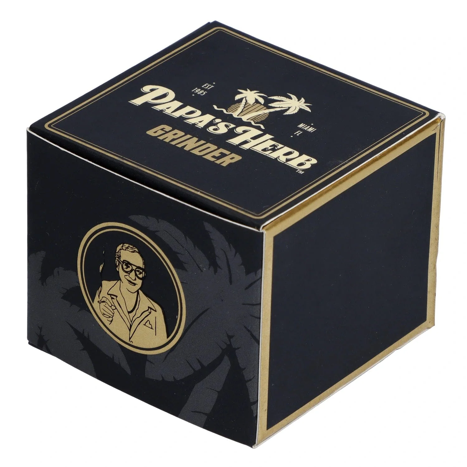 Papa's Herb-3 Stage Grinder-Gold-55mm - Image 4