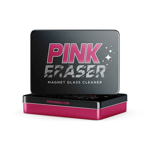 Pink Formula Pink Eraser Magnet Glass Cleaner