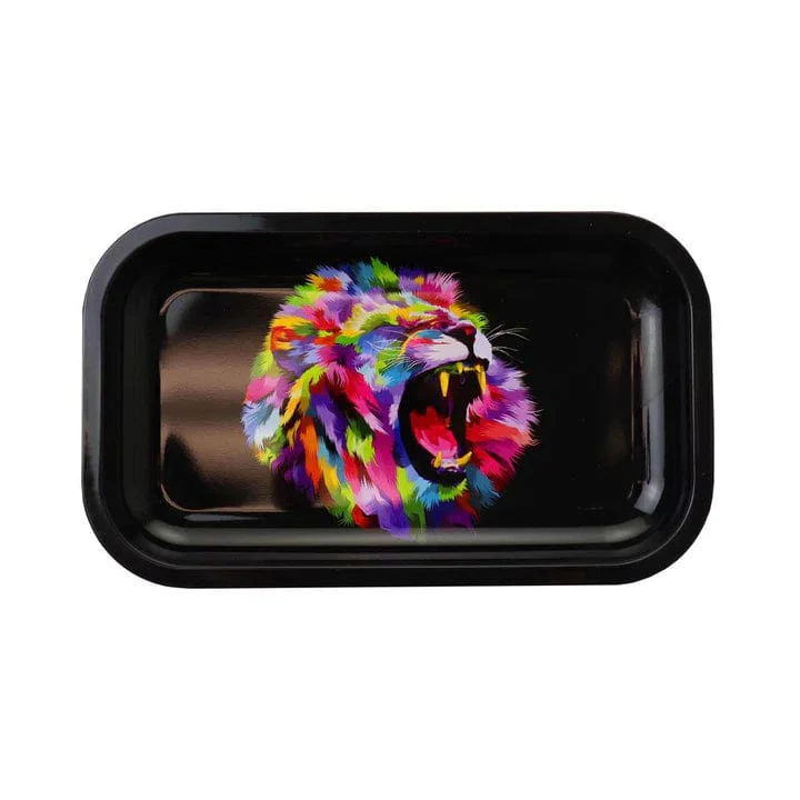 Puff Puff Pass Rolling Tray - Lion - Medium